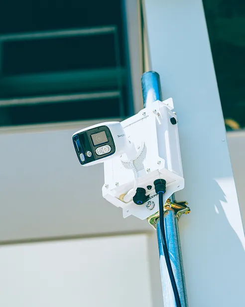 24時間規制の現場におけるAI警備の活用のイメージ